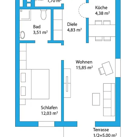 Erdgeschosswohnung 8 Im Bergschloessl 公寓 *